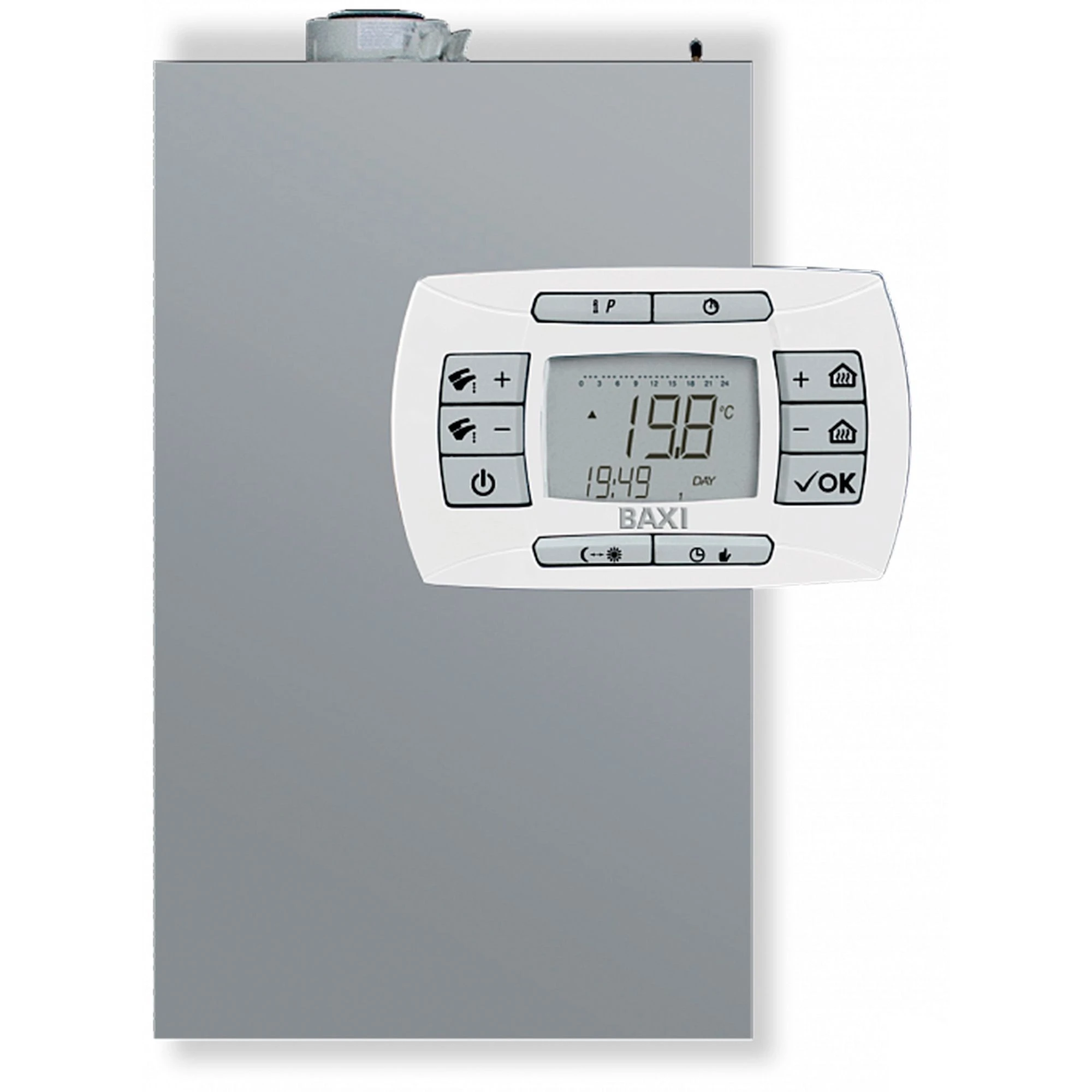 Котел газовый BAXI LUNA IN PLUS 1.24 конденсационный, настенный, 1 конт., закр. кам. сгор.
