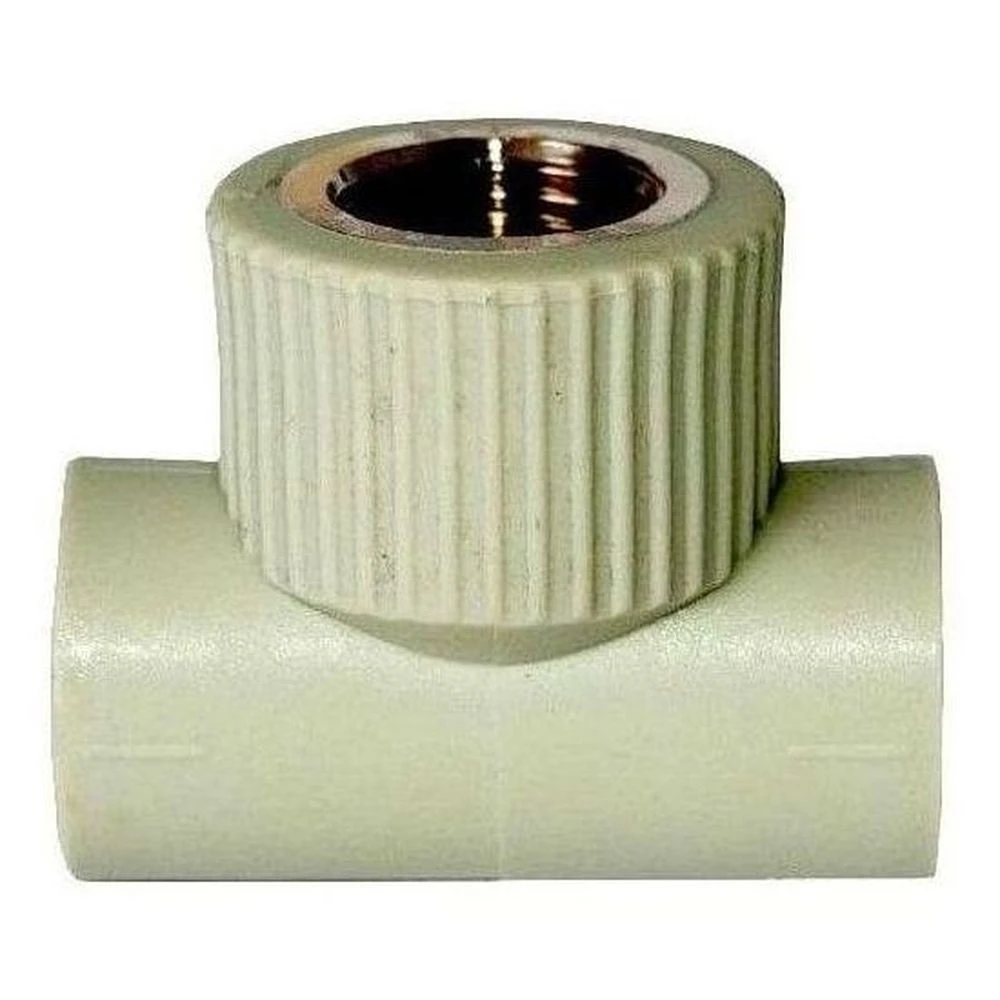 Тройник TEBO сер. PP-R комб. 25x3/4quot; ВР (10/80), арт. 031040306