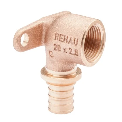 Угольник REHAU настенный ВР 20-1/2quot; короткий RX+ , бронза