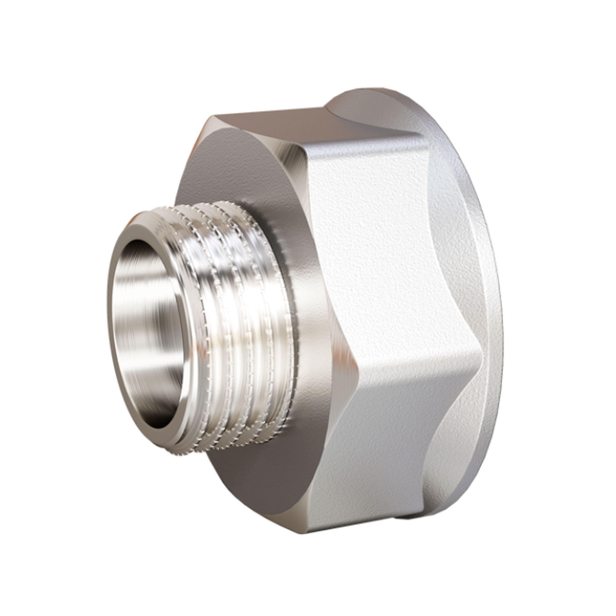 Переходник латунный LD LD Pride DN50х32 (2"ВР х 1 1/4"НР) лат ник БЕЗ БИР