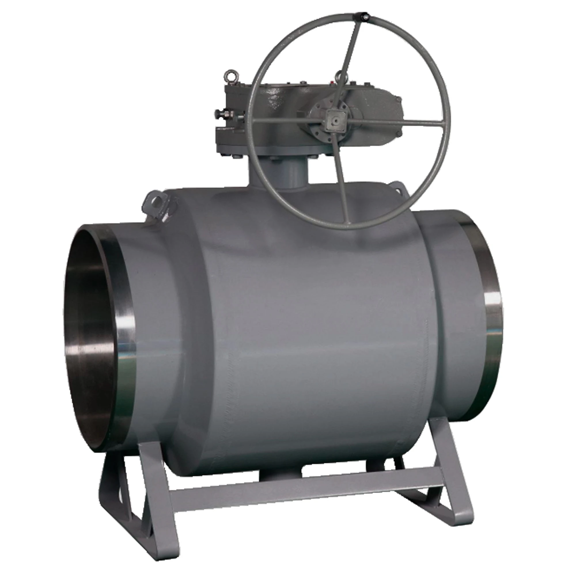 Кран шаровой РИДАН JIP-R Premium FB FF DN125 PN16 H фланцевый, с рукояткой, полнопроходной