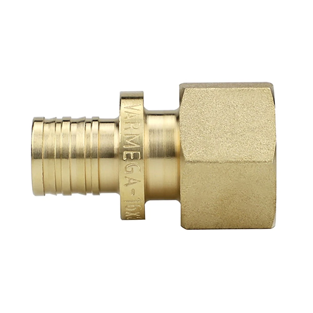 Муфта VARMEGA Slide-fit переходная (переходник) ВР, 16х3/4quot;, аксиальная, латунь, VM51312