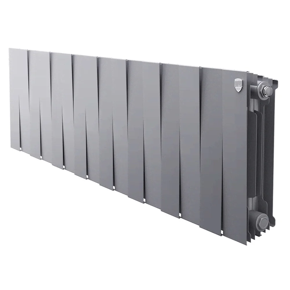 Радиатор биметаллический Royal Thermo PianoForte 300 Серебристый - 16 секц.
