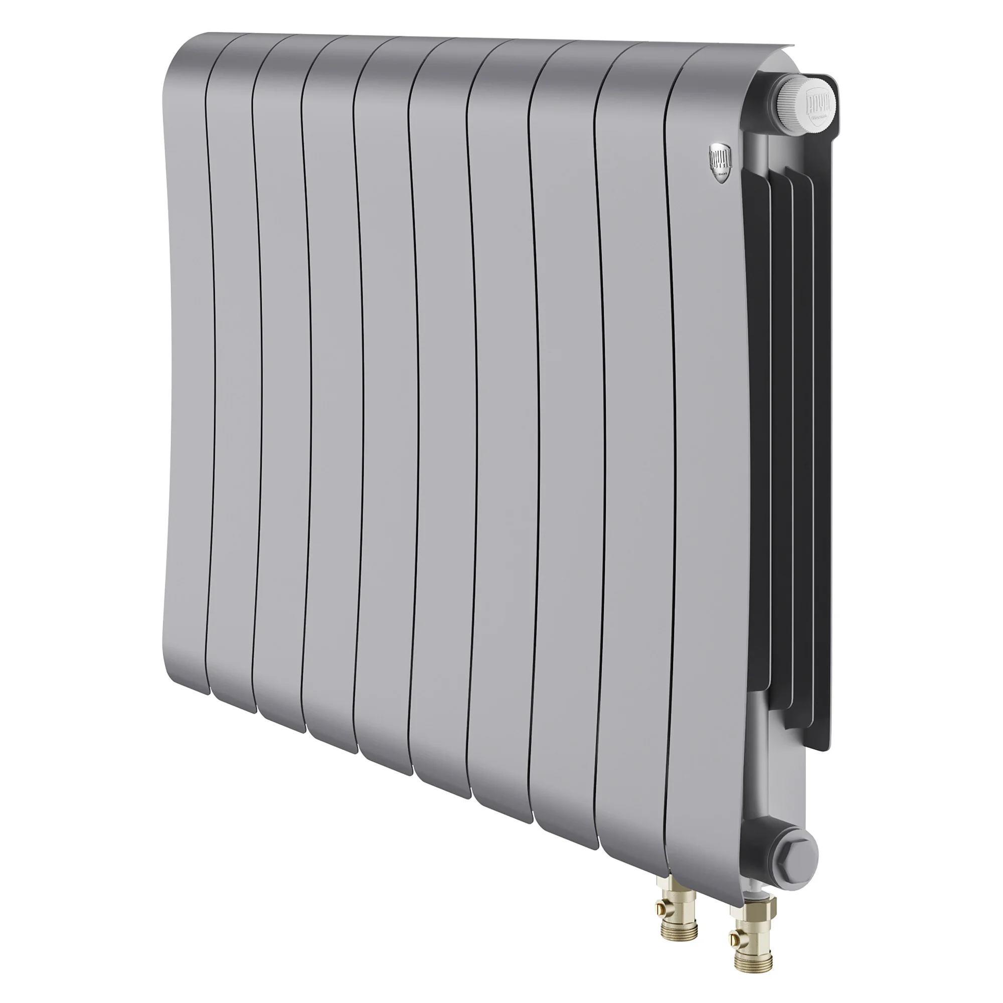 Радиатор биметаллический Royal Thermo Infinity 500 Silver Satin VR80 - 10 секц.