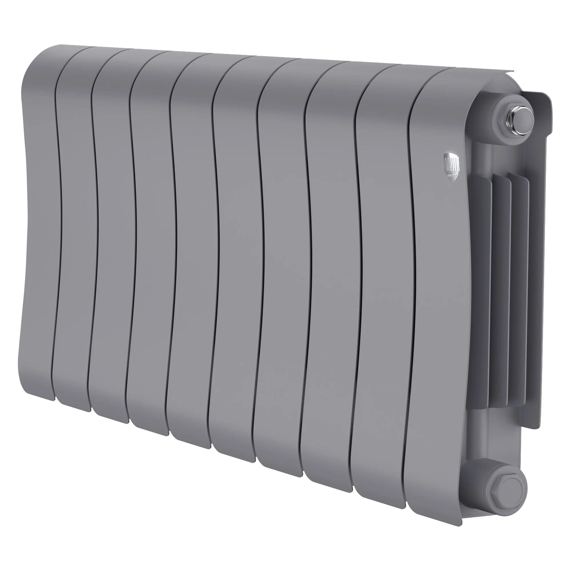 Радиатор биметаллический Royal Thermo Infinity 300 Silver Satin - 10 секц.