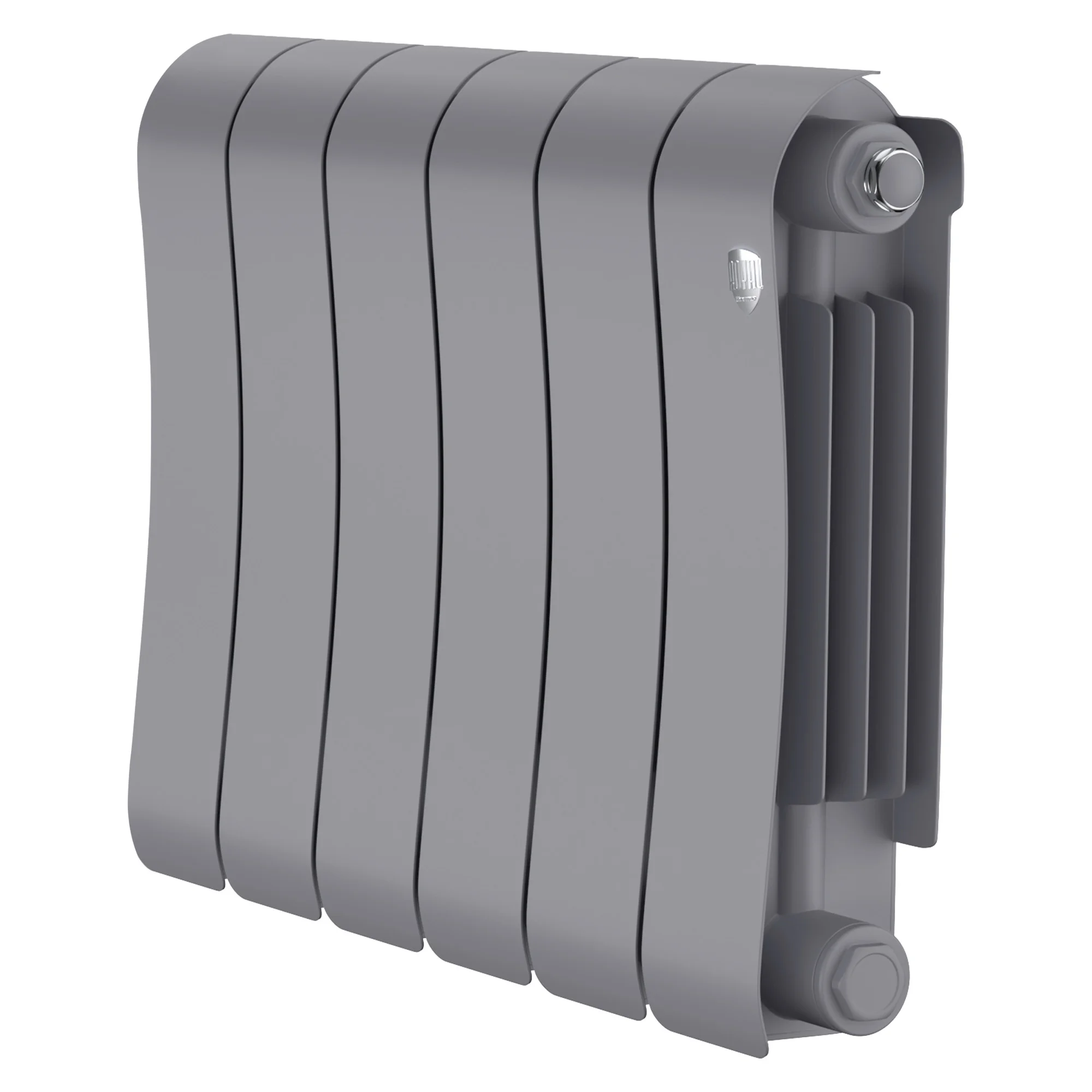 Радиатор биметаллический Royal Thermo Infinity 300 Silver Satin - 6 секц.