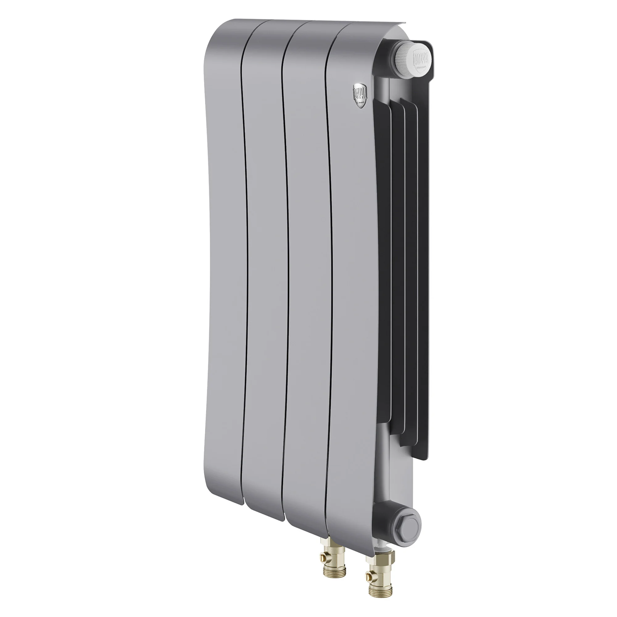 Радиатор биметаллический Royal Thermo Infinity 500 Silver Satin VR80 - 4 секц.