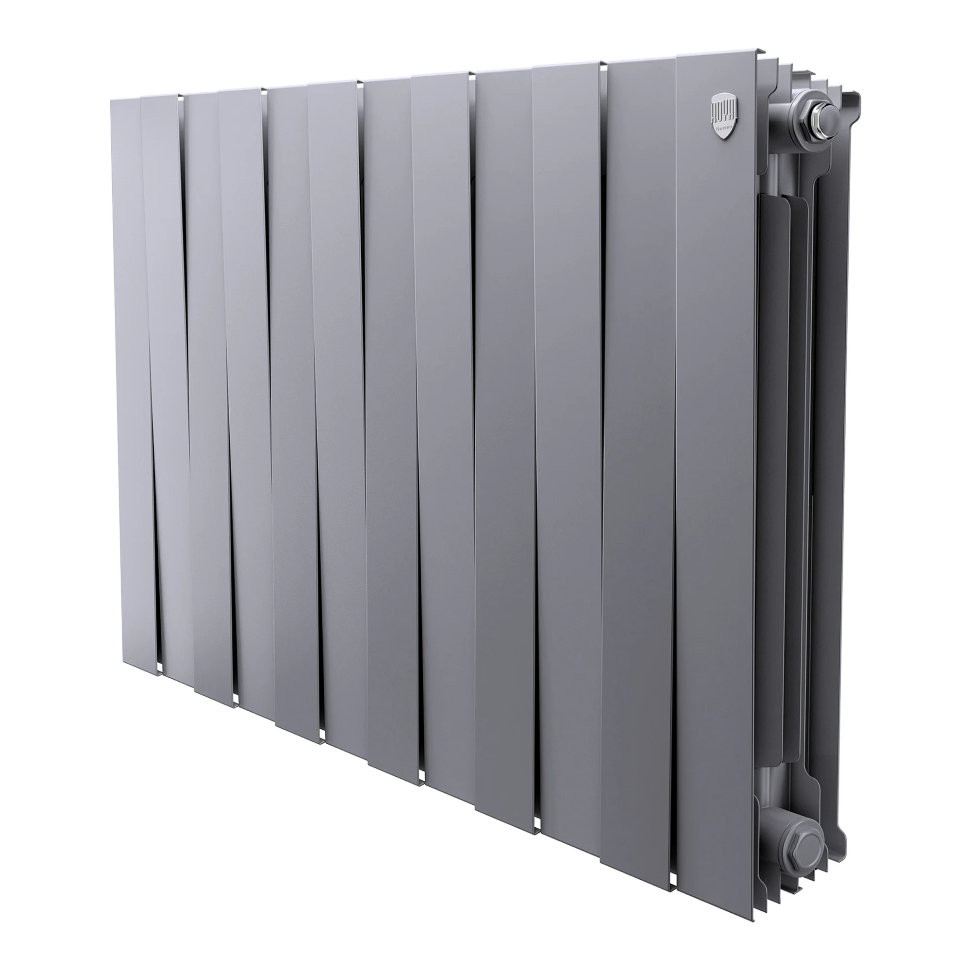 Радиатор биметаллический Royal Thermo PianoForte 500 Серебристый - 12 секц.