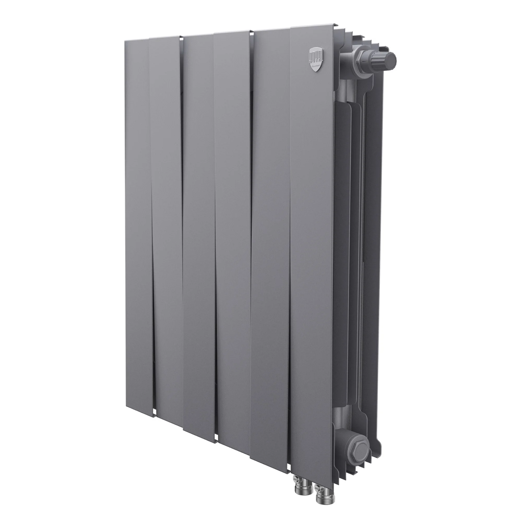 Радиатор биметаллический Royal Thermo PianoForte 500 Серебристый VR80 - 6 секц.