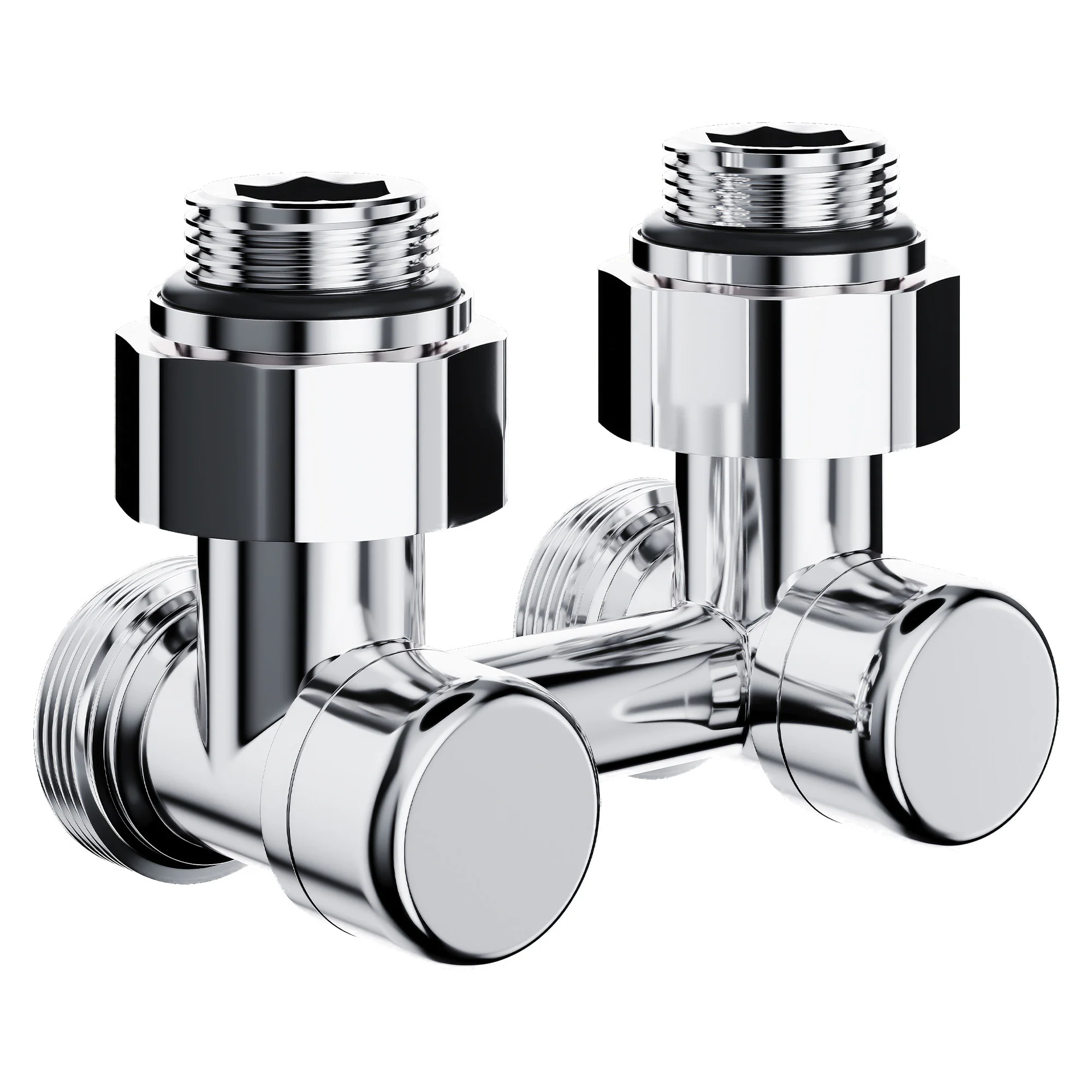 Узел нижнего подключения Royal Thermo Design угловой 1/2"х3/4" EK (хром)