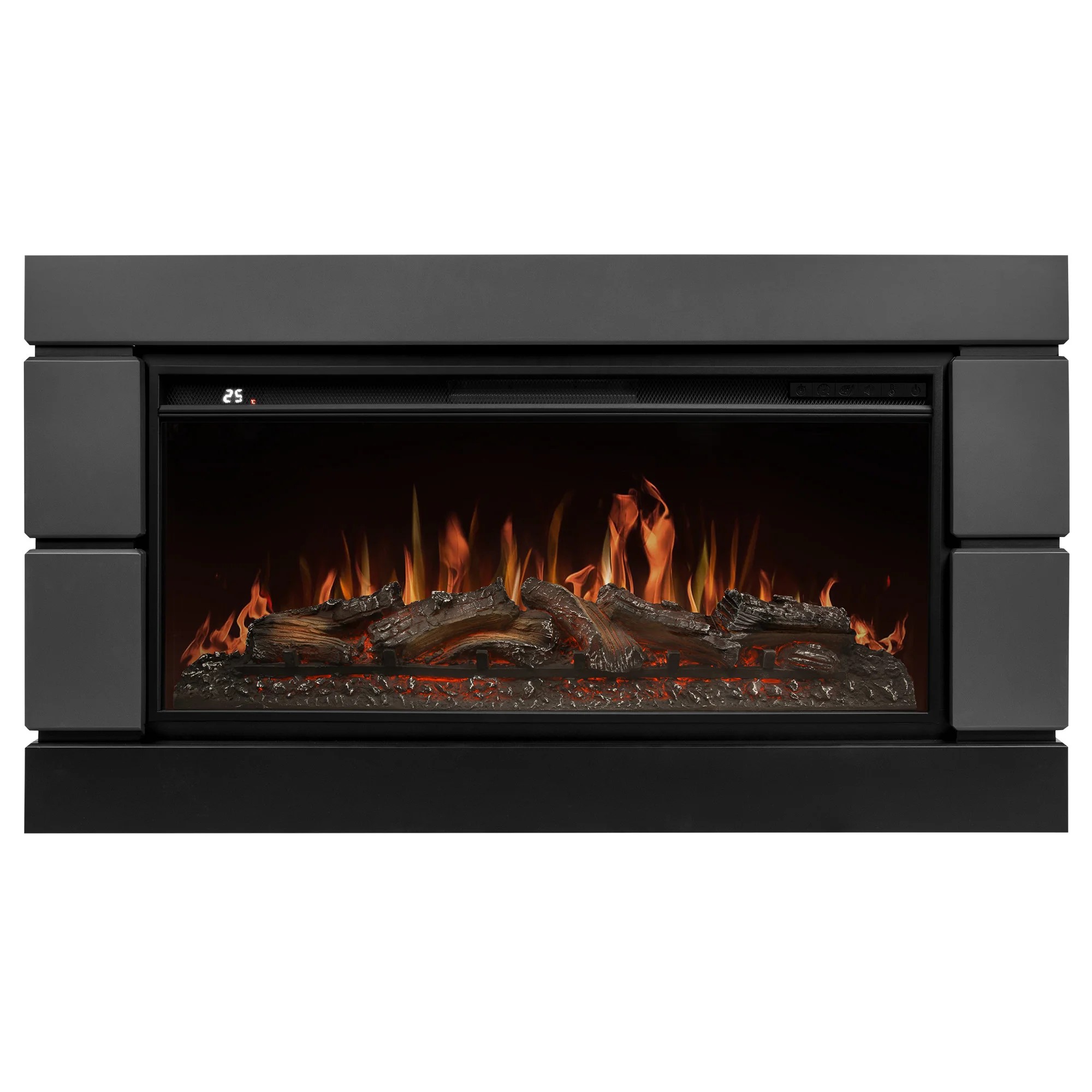 Каминокомплект: Очаг Royal Thermo Aurora RTFP/P-AR40LS, портал Moderno 42/40/36, графит